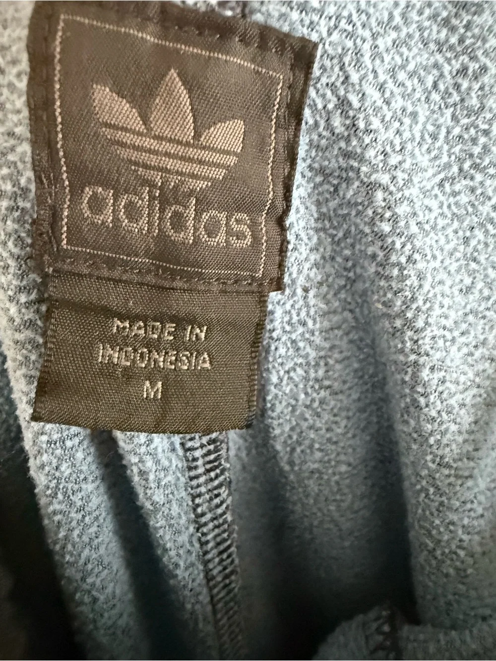 Adidas  Joggers with Bright Blue Side Stripes